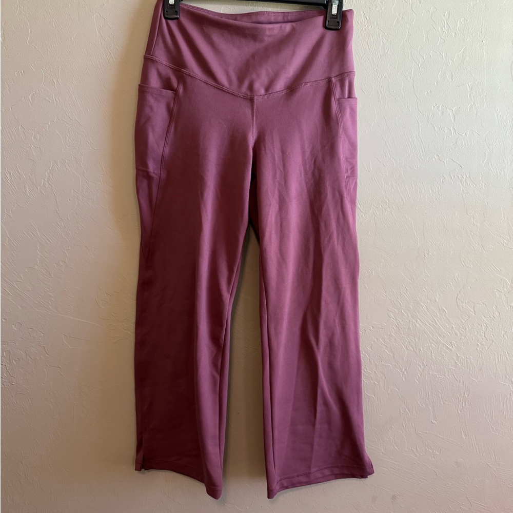Mauve Straight Leg Pants